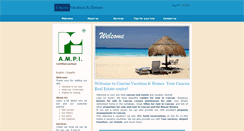 Desktop Screenshot of cancunvacationandhomes.com